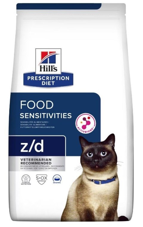 HILL'S Prescription Diet Feline Food Sensitivities Z/D - sucha karma dla kota - 1,5 kg Hill's