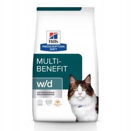 Hill's Prescription Diet Feline w/d Multi-Benefit - sucha karma dla kota - 3 kg Hill's