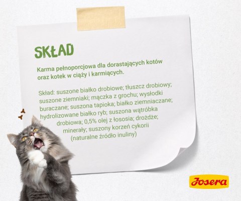 JOSERA Kitten grainfree - sucha karma dla kota - 10kg JOSERA JOSERA Kitten grainfree - sucha karma dla kota - 10kg JOSERA