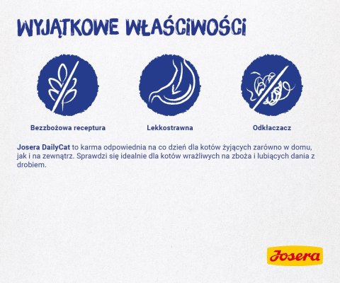 Josera DailyCat - sucha karma dla kotów - 10kg JOSERA Josera DailyCat - sucha karma dla kotów - 10kg JOSERA