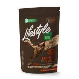 Nature's Protection Lifestyle Grain Free Łosoś with krill Sterilised Adult Cat 400g NATURE'S PROTECTION