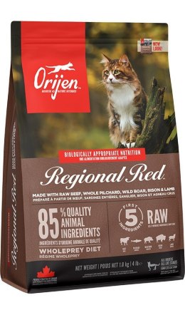 ORIJEN Cat Regional Red - sucha karma dla kota - 1,8kg Orijen