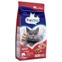 PREVITAL -Z wołowiną karma sucha - Pełnoporcjowa karma dla dorosłych kotów - 1,4kg PREVITAL