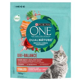 PURINA Dual Nature Uri-Balance Żurawina Sterilized Łosoś - sucha karma dla kota - 750 g PURINA NESTLE