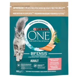 PURINA One Bifensis Adult Łosoś - sucha karma dla kota - 800 g PURINA NESTLE