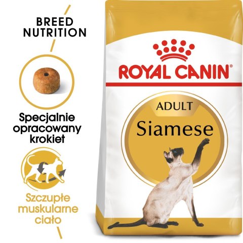 ROYAL CANIN FBN Siamese Adult - sucha karma dla dorosłego kota - 2kg Royal Canin ROYAL CANIN FBN Siamese Adult - sucha karma dla dorosłego kota - 2kg Royal Canin