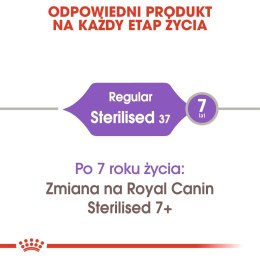 ROYAL CANIN FHN Regular Sterilised 37 - sucha karma dla kota dorosłego - 4 kg Royal Canin