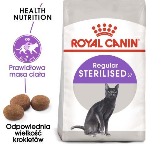 ROYAL CANIN FHN Regular Sterilised 37 - sucha karma dla kota dorosłego - 4 kg Royal Canin ROYAL CANIN FHN Regular Sterilised 37 - sucha karma dla kota dorosłego - 4 kg Royal Canin