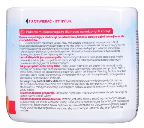 BEAPHAR LACTOL Kitty Milk - pokarm mleko zastępcze dla kociąt - 250g Beaphar BEAPHAR LACTOL Kitty Milk - pokarm mleko zastępcze dla kociąt - 250g Beaphar