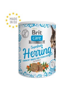 BRIT Care Cat Snack Superfruits Herring - przysmak dla kota - 100 g Brit