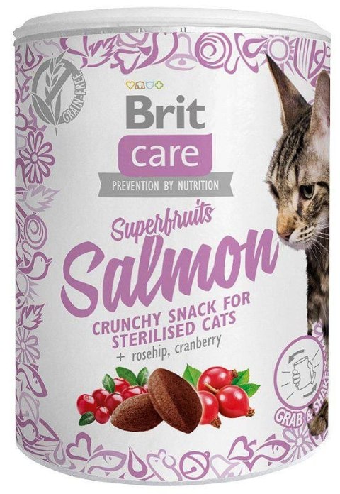 Brit Care Cat Snack Superfruits Salmon - przysmak dla kota - 100 g Brit Brit Care Cat Snack Superfruits Salmon - przysmak dla kota - 100 g Brit