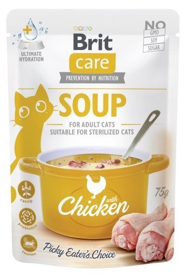 Brit Care Soup with chicken 75g cat Brit