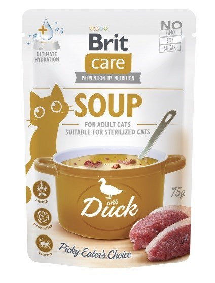 Brit Care Soup with duck 75g cat Brit