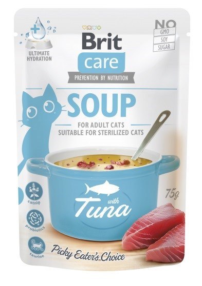 Brit Care Soup with duck tuna 75g cat Brit Brit Care Soup with duck tuna 75g cat Brit