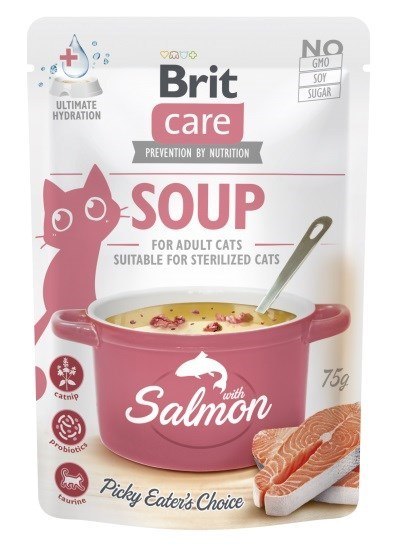 Brit Care Soup with salmon 75g cat Brit Brit Care Soup with salmon 75g cat Brit