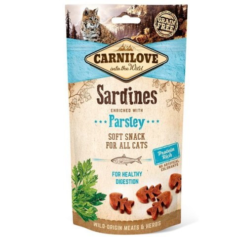 CARNILOVE Soft Moist Snack Sardine+Parsley - przysmak dla kota - 50 g CARNILOVE CARNILOVE Soft Moist Snack Sardine+Parsley - przysmak dla kota - 50 g CARNILOVE
