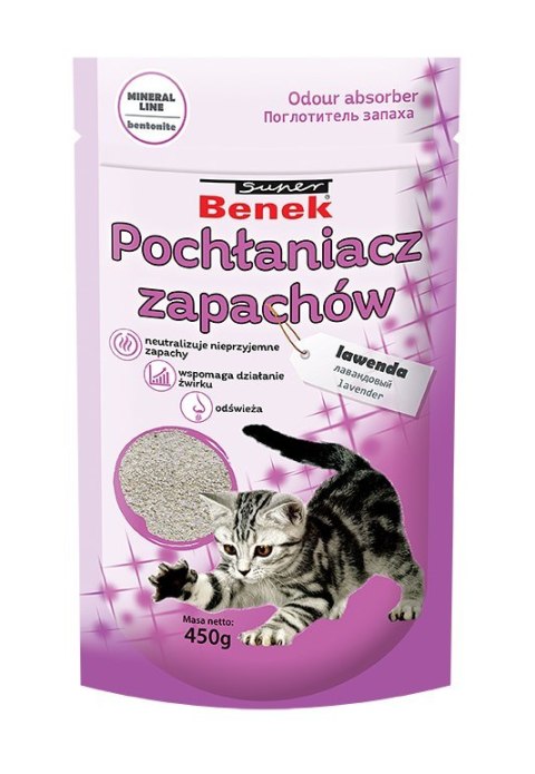 CERTECH Pochłaniacz zapachu Super Benek Lawenda 0,45kg CERTECH CERTECH Pochłaniacz zapachu Super Benek Lawenda 0,45kg CERTECH