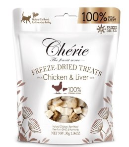 Cherie Liofilizowane kawałki mięsa WĄTROBA Z KURCZAKA 30g Cherie