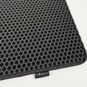 DIAMENTIQ Mata pod kuwetę dla kota wycieraczka Czarny prostokąt 40x50 DIAMENTIQ