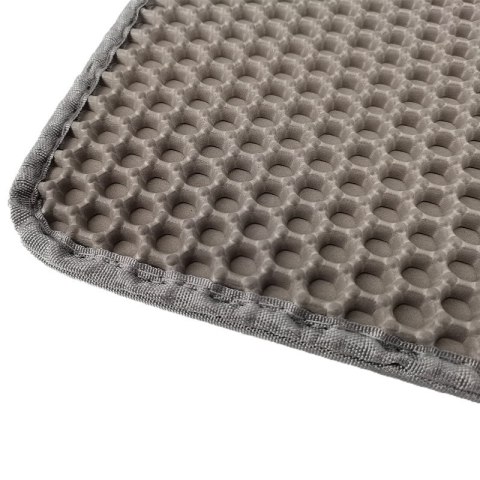 DIAMENTIQ Mata pod kuwetę dla kota wycieraczka box Szary prostokąt 45x60 DIAMENTIQ DIAMENTIQ Mata pod kuwetę dla kota wycieraczka box Szary prostokąt 45x60 DIAMENTIQ