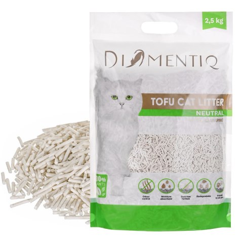 DIAMENTIQ Żwirek Tofu zbrylający 2,5 kg NATURALNY DIAMENTIQ DIAMENTIQ Żwirek Tofu zbrylający 2,5 kg NATURALNY DIAMENTIQ