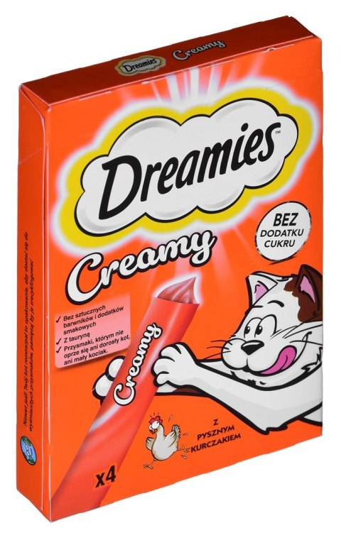 DREAMIES Creamy Kurczak - przysmak dla kota - 4x10 g Dreamies DREAMIES Creamy Kurczak - przysmak dla kota - 4x10 g Dreamies