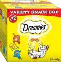 DREAMIES Variety Snack Box - przysmak dla kota - 12x60 g Dreamies