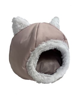 GO GIFT Budka dla kota - beżowy - 40x40x34 cm Go Gift