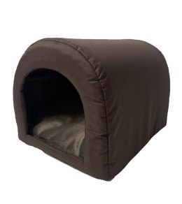 GO GIFT Jaskinia Budka dla kota i psa - brąz - 40 x 33 x 29 cm Go Gift