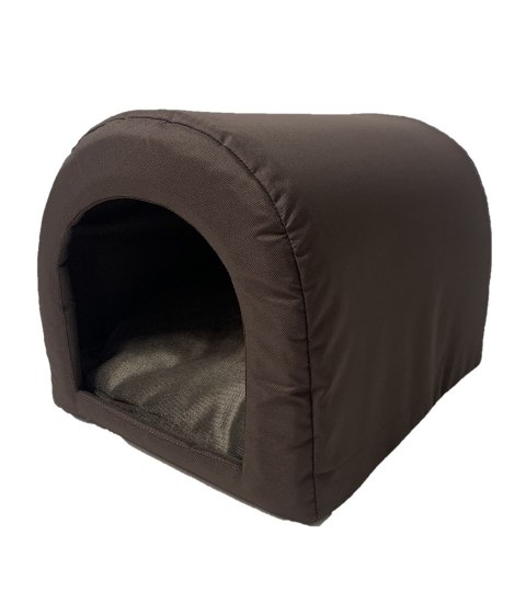 GO GIFT Jaskinia Budka dla kota i psa - brąz - 40 x 33 x 29 cm Go Gift GO GIFT Jaskinia Budka dla kota i psa - brąz - 40 x 33 x 29 cm Go Gift
