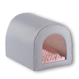 GO GIFT Jaskinia Budka dla kota i psa - jasny szary - 40 x 33 x 29 cm Go Gift