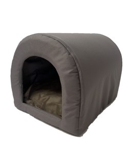 GO GIFT Jaskinia Budka dla kota i psa - taupe - 40 x 33 x 29 cm Go Gift