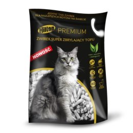 HILTON Tofu Super zbrylający - żwirek dla kota - 5 l /2,5 kg Hilton