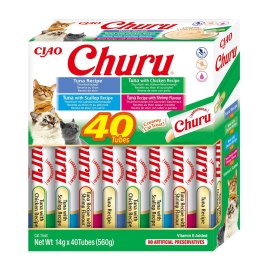 INABA CAT CHURU VARIETIES tuńczyk - przysmak dla kota 40x14 g INABA