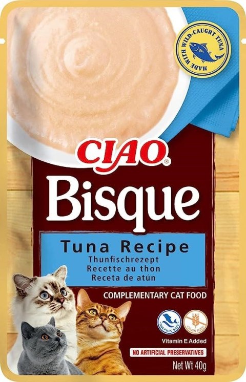 INABA CAT CIAO BISQUE TUNA 40g INABA INABA CAT CIAO BISQUE TUNA 40g INABA