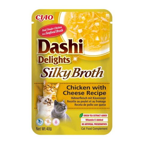 INABA CAT DASHI DELIGHTS SILKY CHICKEN CHEESE 40g INABA INABA CAT DASHI DELIGHTS SILKY CHICKEN CHEESE 40g INABA