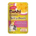 INABA CAT DASHI DELIGHTS SILKY CHICKEN SALMON 40g INABA