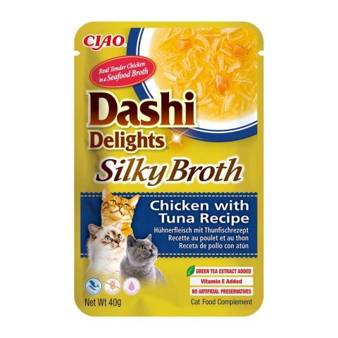 INABA CAT DASHI DELIGHTS SILKY CHICKEN TUNA 40g INABA INABA CAT DASHI DELIGHTS SILKY CHICKEN TUNA 40g INABA