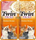 INABA CAT TWIN kurczak z krabem - przysmak dla kota 2 x 40 g INABA