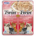 INABA Cat Twin Tuńczyk&Kurczak - Przysmak dla kotów - 2x40g INABA