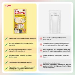 INABA Churu Kurczak z serem - przysmak dla kota - 4x14 g INABA