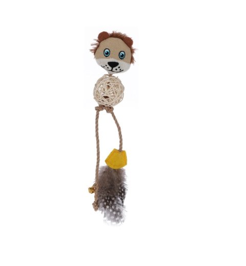 KERBL Zabawka dla kota Safari Lew, 30 cm KERBL KERBL Zabawka dla kota Safari Lew, 30 cm KERBL