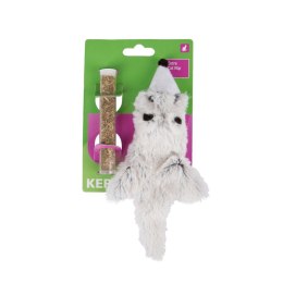 KERBL Zabawka dla kota gronostaj z kocimiętką 17cm KERBL