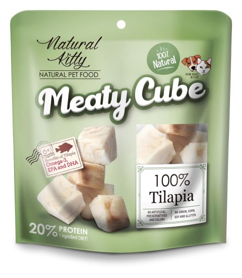 MEATY CUBE 100% TILAPIA - 50g Natural Kitty