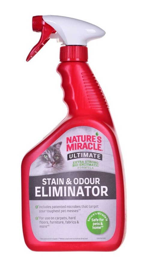Nature's Miracle SET-IN OXY Stain&Odour REMOVER CAT 709ml NATURE'S MIRACLE Nature's Miracle SET-IN OXY Stain&Odour REMOVER CAT 709ml NATURE'S MIRACLE