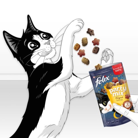 PURINA FELIX PARTY MIX Original Mix 60g PURINA NESTLE PURINA FELIX PARTY MIX Original Mix 60g PURINA NESTLE