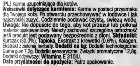 Przysmak CHURU Kurczak z krewetkami dla kota 4x14g INABA Przysmak CHURU Kurczak z krewetkami dla kota 4x14g INABA
