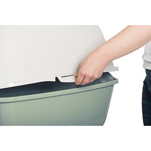 ROTHO Bailey Biało-zielona - kuweta dla kota Rotho ROTHO Bailey Biało-zielona - kuweta dla kota Rotho