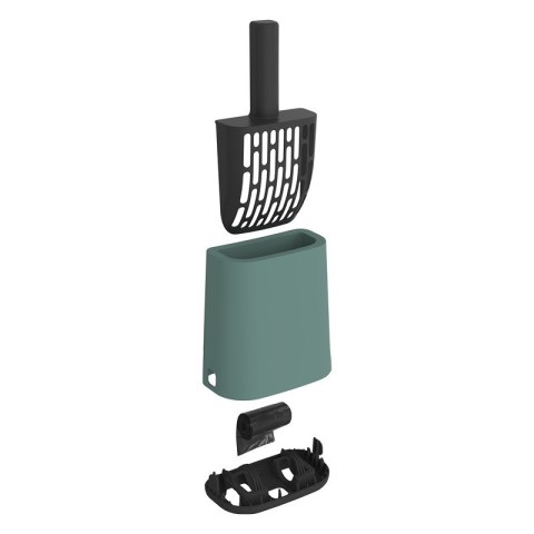 Rotho Łopatka z podstawką +worki 16x8cm green Rotho Rotho Łopatka z podstawką +worki 16x8cm green Rotho