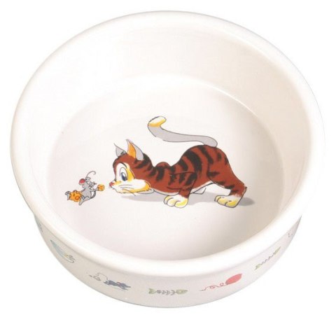 TRIXIE Miska ceramiczna dla kota 0,2L/12cm TRIXIE TRIXIE Miska ceramiczna dla kota 0,2L/12cm TRIXIE